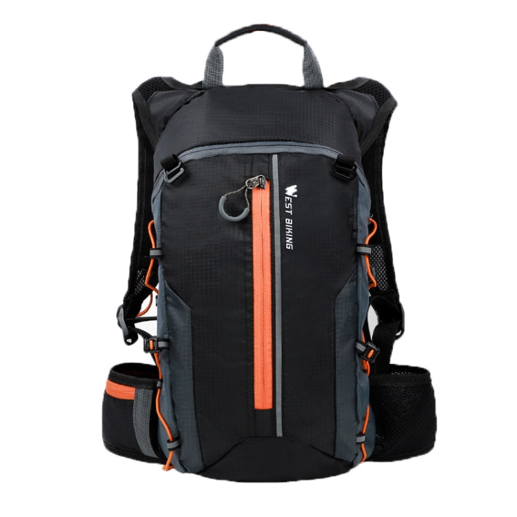 WEST BIKING Mountain Bike Riding Backpack Outdoor Lightweight Travel Bag(Orange) Eurekaonline