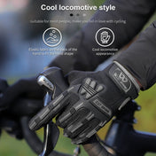 WEST BIKING YP0211208 Riding Gloves Motorcycle Bike Long Finger Non-Slip Touch Screen Gloves, Size: L(Black) Eurekaonline