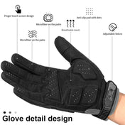 WEST BIKING YP0211208 Riding Gloves Motorcycle Bike Long Finger Non-Slip Touch Screen Gloves, Size: L(Black) Eurekaonline