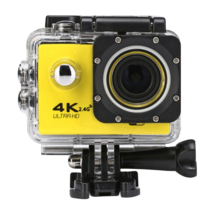 WIFI Waterproof Action Camera Cycling 4K camera Ultra Diving  60PFS kamera Helmet bicycle Cam underwater Sports 1080P Camera(Yellow) Eurekaonline