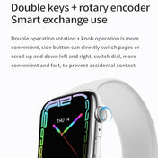 Watch 8 Max 1.85 inch Wireless Charging Bluetooth Call NFC Smartwatch(Black) Eurekaonline