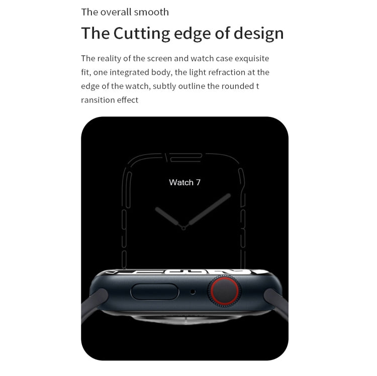Watch 8 Max 1.85 inch Wireless Charging Bluetooth Call NFC Smartwatch(Black) Eurekaonline