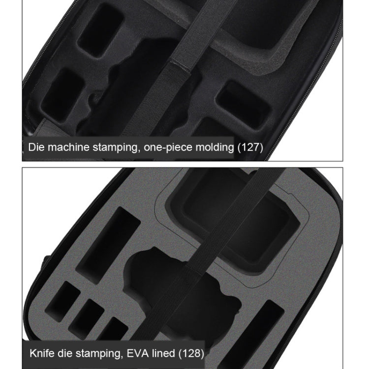 Waterproof Compression Hard Shell Backpack for DJI Mini 3 Pro, Size: 128 Large(Brushed Gray) Eurekaonline