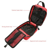 Waterproof Oxford Cloth + Nylon Outdoor Travel Portable First Aid Kit(Black) Eurekaonline