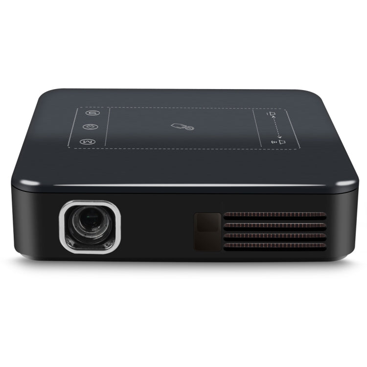 Wejoy DL-S10 120ANSI Lumens 854x480 Smart Mini Projector, RK3328 ARM Cortex-A53 Quad Core 1.5GHz CPU, 2GB+16GB, Android 7.1.2, Bluetooth, WiFi, HDMI(Black) Eurekaonline