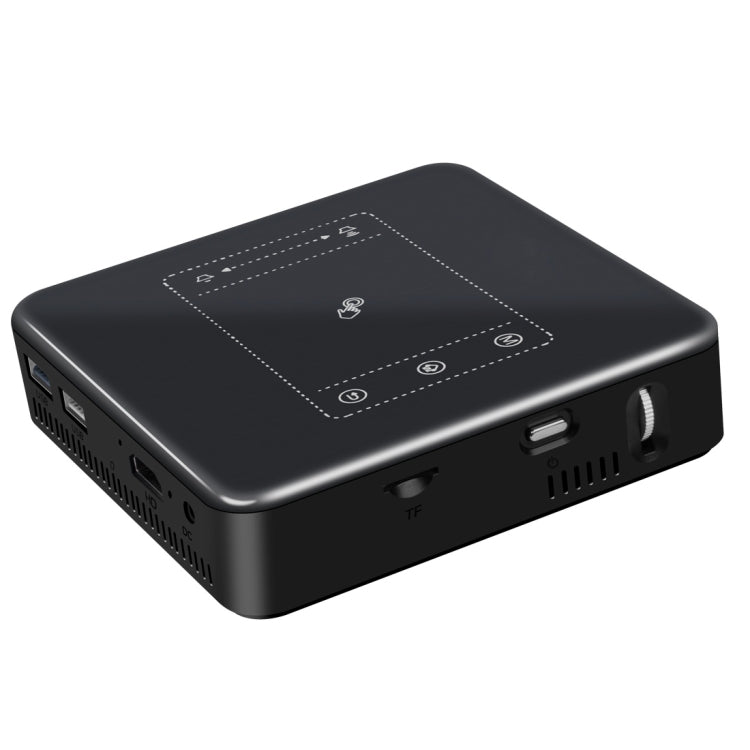 Wejoy DL-S10 120ANSI Lumens 854x480 Smart Mini Projector, RK3328 ARM Cortex-A53 Quad Core 1.5GHz CPU, 2GB+16GB, Android 7.1.2, Bluetooth, WiFi, HDMI(Black) Eurekaonline