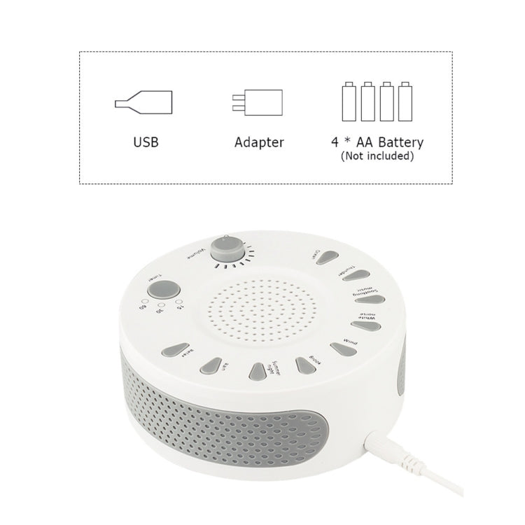 White Noise Machine Sleep Aid Device Improves Sleeping with Nine Timed Music(White) Eurekaonline