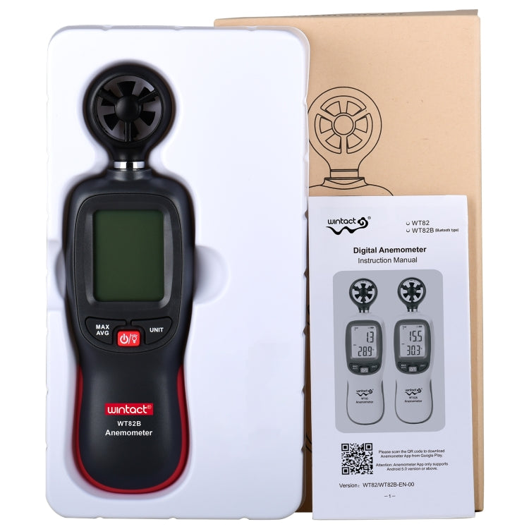 Wintact WT82B Bluetooth Wind Anemometer Data Logger Air Velocity Meter Eurekaonline