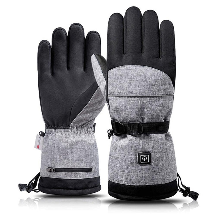 Winter Heating Hand Warmer Electric Thermal Gloves ,Specification: With Battery Box Eurekaonline