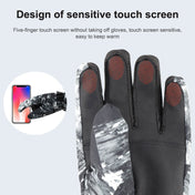 Winter Thermal Ski Gloves Outdoor Waterproof Velvet Gloves Thickening Touch Screen Motorcycle Gloves, Size: L(Black) Eurekaonline