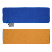 Winter USB Rechargeable Smart Seven Zone Heating  Anti-cold Sleeping Bag Pad(Blue Orange) Eurekaonline