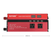 XUYUAN 1200W Car Inverter with Display Converter, US Plug, Specification: 12V to 110V Eurekaonline