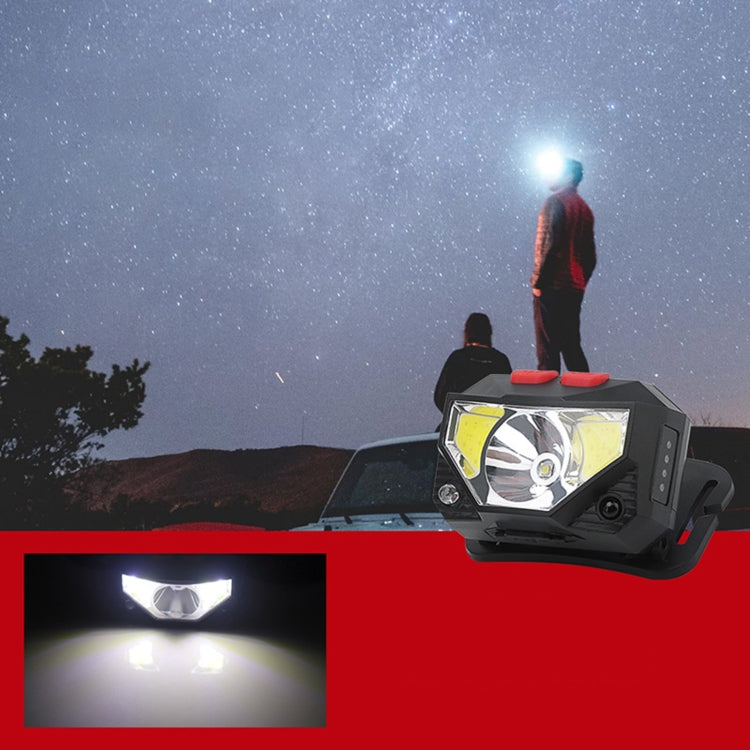 YWXLight XPG+COB Charging Induction Strong Light Headlight with Power Display Eurekaonline