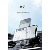 adj-987 15W Magsafe Magnetic Car Air Outlet Wireless Charger with LED Indicator(Black) Eurekaonline