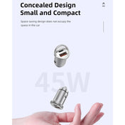 awei C-708 PD 45W USB + Type-C / USB-C Mini Car Charger Eurekaonline