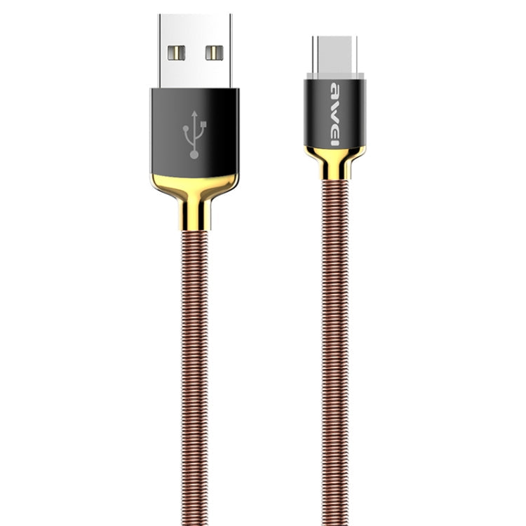  Type-C Metal Fast Charging Cable (Gold) Eurekaonline