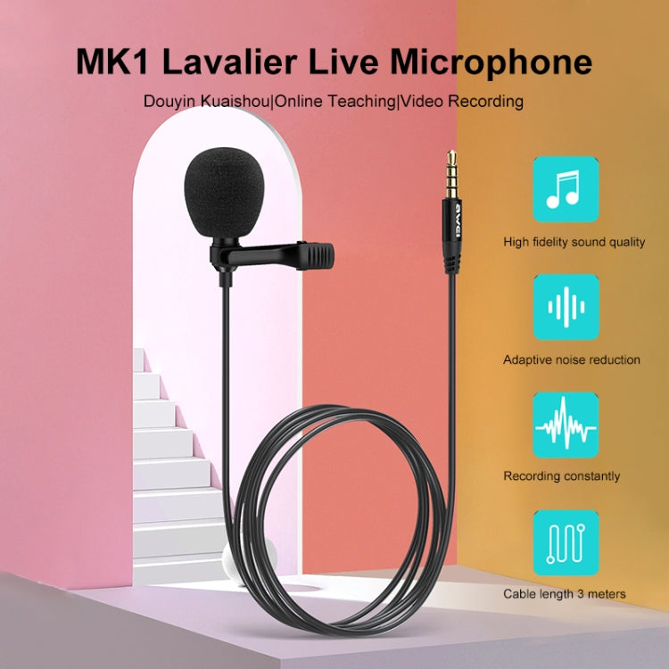 awei MK1 Lavalier Microphone Eurekaonline