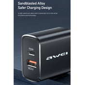 awei PD7 20W QC + PD Fast Charging Travel Charger Power Adapter, EU Plug (Black) Eurekaonline