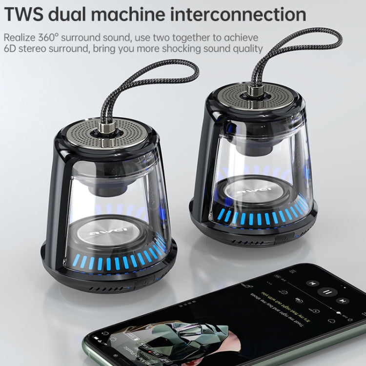 awei Y666 Mini Portable Outdoor Bluetooth Speaker, Support TWS Play Eurekaonline