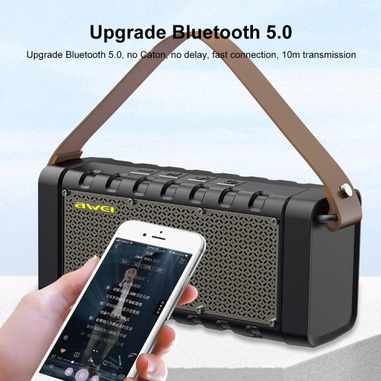 awei Y668 20W TWS Outdoor Bluetooth Speaker Eurekaonline