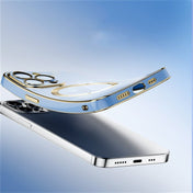 _Gift_For iPhone 14 6D Gold Plated Magsafe Magnetic Phone Case (White) - Eurekaonline