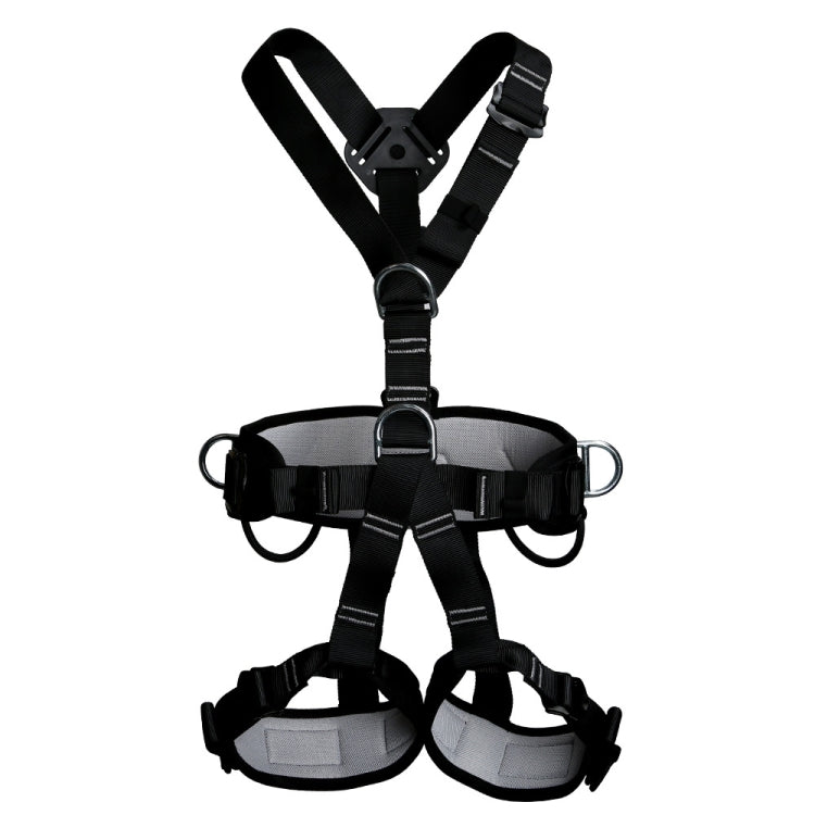 _Gift_XINDA XD-6503 Outdoor Rock Climbing Polyester High-strength Wire Downhill Whole Body Safety Belt - Eurekaonline