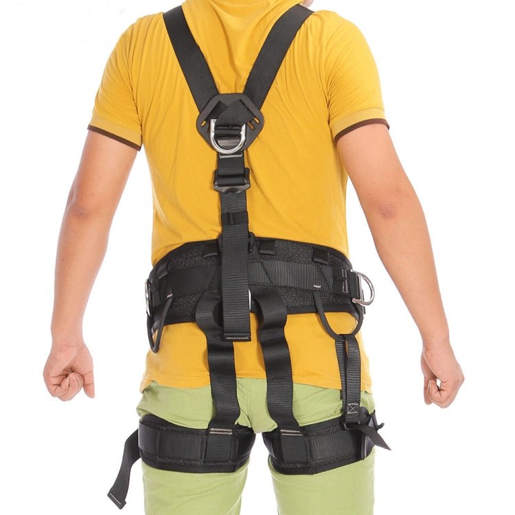 _Gift_XINDA XD-6503 Outdoor Rock Climbing Polyester High-strength Wire Downhill Whole Body Safety Belt - Eurekaonline