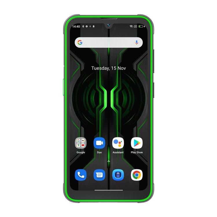 MIL-STD-810H, Face Unlock, 5180mAh Battery, 6.1 inch Android 12 MTK6765 Helio G35 Octa Core up to 2.3GHz, Network: 4G, NFC, OTG, Dual SIM(Green) - Eurekaonline