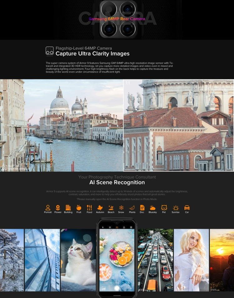 [HK Warehouse] Ulefone Armor 9 Rugged Phone, Thermal Imaging Camera, 8GB+128GB - Eurekaonline