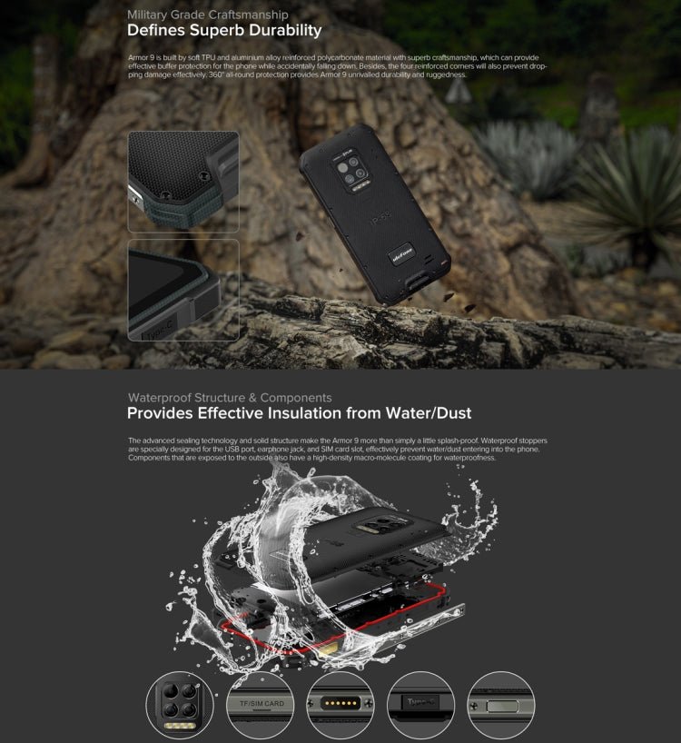 [HK Warehouse] Ulefone Armor 9 Rugged Phone, Thermal Imaging Camera, 8GB+128GB - Eurekaonline