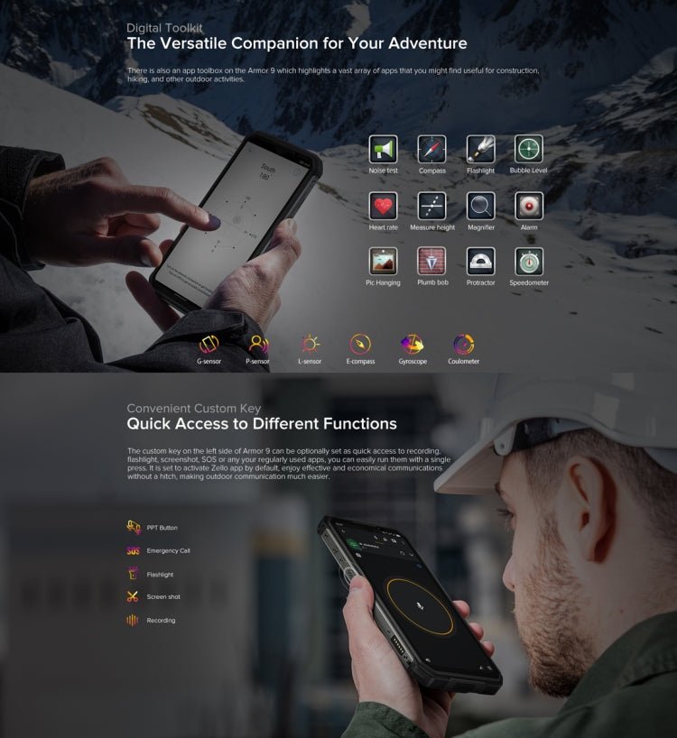 [HK Warehouse] Ulefone Armor 9 Rugged Phone, Thermal Imaging Camera, 8GB+128GB - Eurekaonline