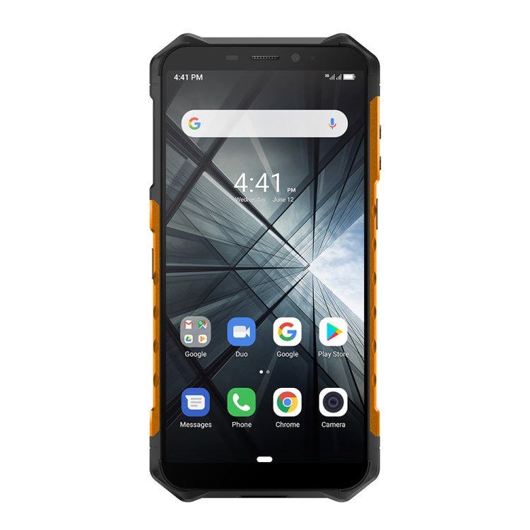 [HK Warehouse] Ulefone Armor X3 Rugged Phone, 2GB+32GB, IP68 Waterproof Dustproof Shockproof, 5.5 inch Android 9.0 MT6580 Quad Core 32-bit up to 1.3GHz, 5000mAh Battery, Dual Back Cameras & Face Unlock, Network: 3G(Orange) - Eurekaonline