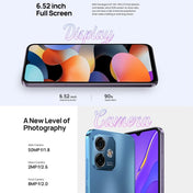 [HK Warehouse] Ulefone Note 16 Pro, 8GB+128GB, Dual Back Cameras, Face ID & Side Fingerprint Identification, 4400mAh Battery, 6.52 inch Android 13 Unisoc T606 OctaCore up to 1.6GHz, Network: 4G, Dual SIM, OTG(Black) - Eurekaonline