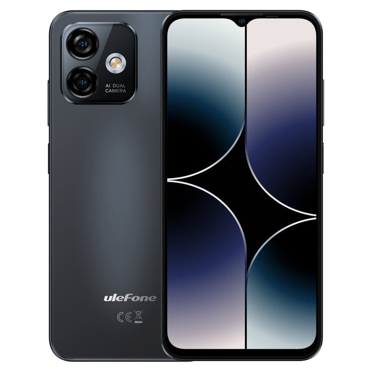 [HK Warehouse] Ulefone Note 16 Pro, 8GB+128GB, Dual Back Cameras, Face ID & Side Fingerprint Identification, 4400mAh Battery, 6.52 inch Android 13 Unisoc T606 OctaCore up to 1.6GHz, Network: 4G, Dual SIM, OTG(Black) - Eurekaonline