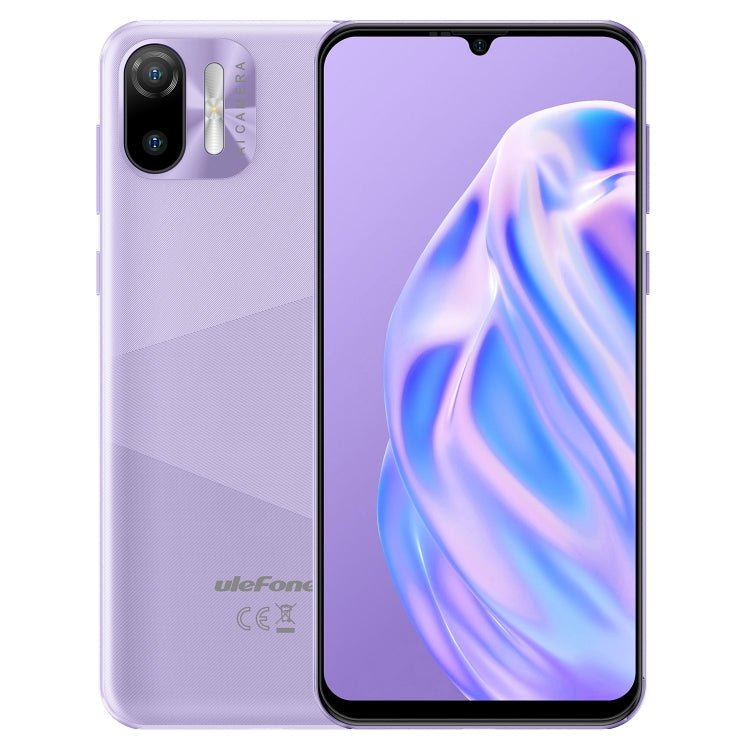 [HK Warehouse] Ulefone Note 6, 1GB+32GB, Face ID Identification, 6.1 inch Android 11 GO SC7731E Quad-core up to 1.3GHz, Network: 3G, Dual SIM(Purple) - Eurekaonline