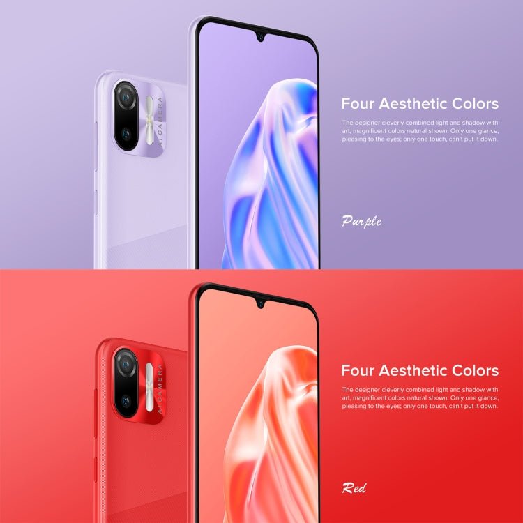 [HK Warehouse] Ulefone Note 6, 1GB+32GB, Face ID Identification, 6.1 inch Android 11 GO SC7731E Quad-core up to 1.3GHz, Network: 3G, Dual SIM(Purple) - Eurekaonline