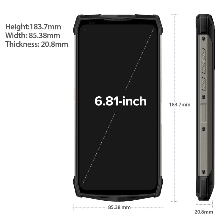 [HK Warehouse] Ulefone Power Armor 13 Rugged Phone, Infrared Distance Measure, 8GB+256GB - Eurekaonline