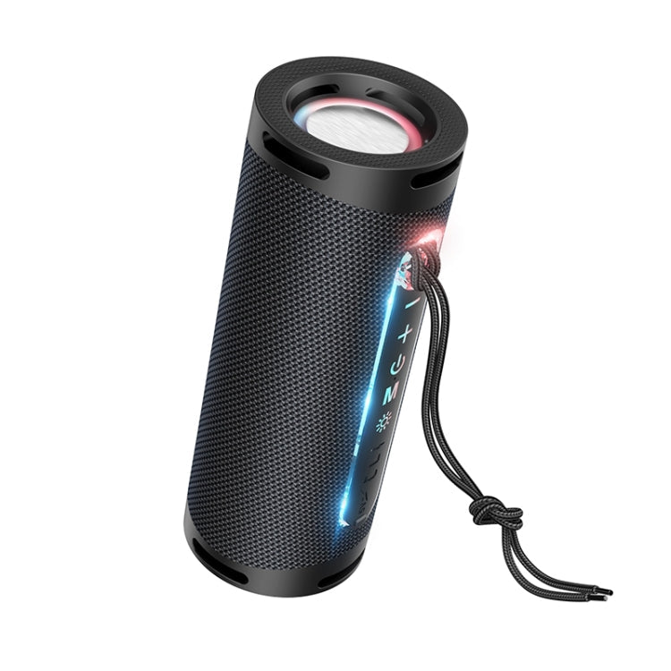 hoco HC9 Bluetooth 5.1 Dazzling Pulse Sports Bluetooth Speaker(Black) Eurekaonline