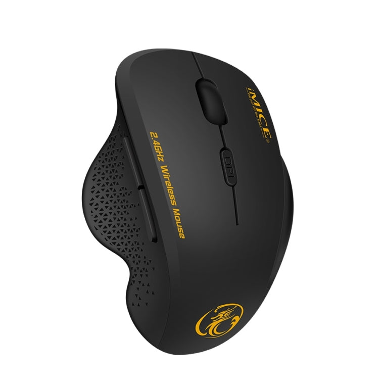 iMICE G6 Wireless Mouse 2.4G Office Mouse 6-button Gaming Mouse(Black) Eurekaonline
