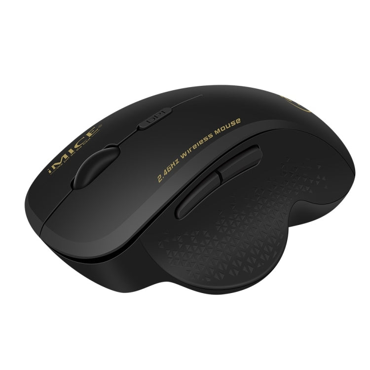 iMICE G6 Wireless Mouse 2.4G Office Mouse 6-button Gaming Mouse(Black) Eurekaonline