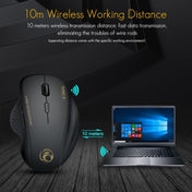 iMICE G6 Wireless Mouse 2.4G Office Mouse 6-button Gaming Mouse(Black) Eurekaonline