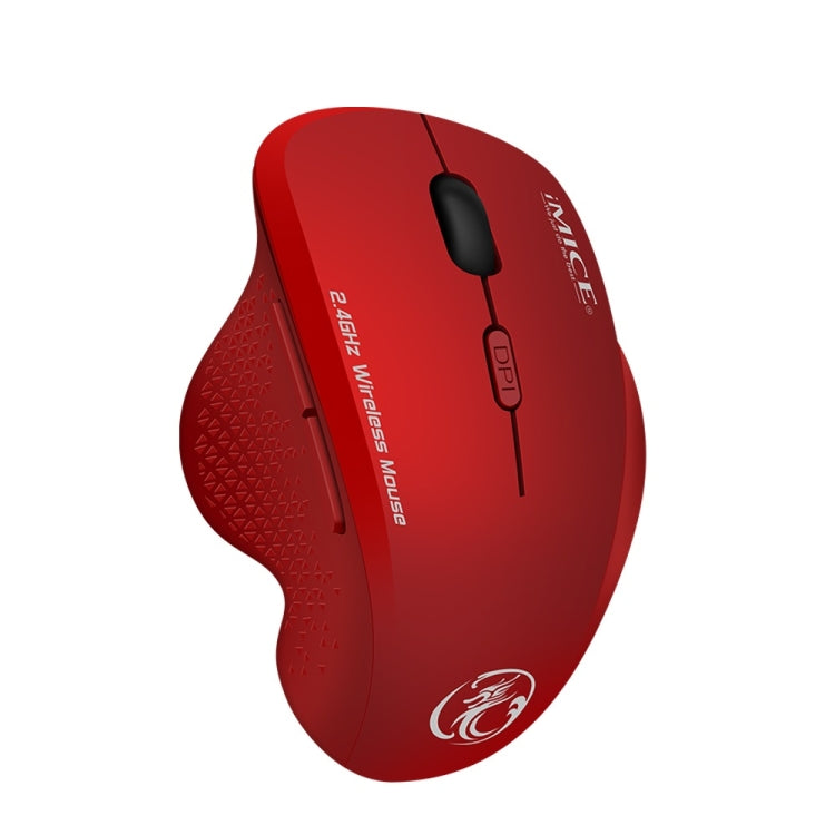 iMICE G6 Wireless Mouse 2.4G Office Mouse 6-button Gaming Mouse(Red) Eurekaonline