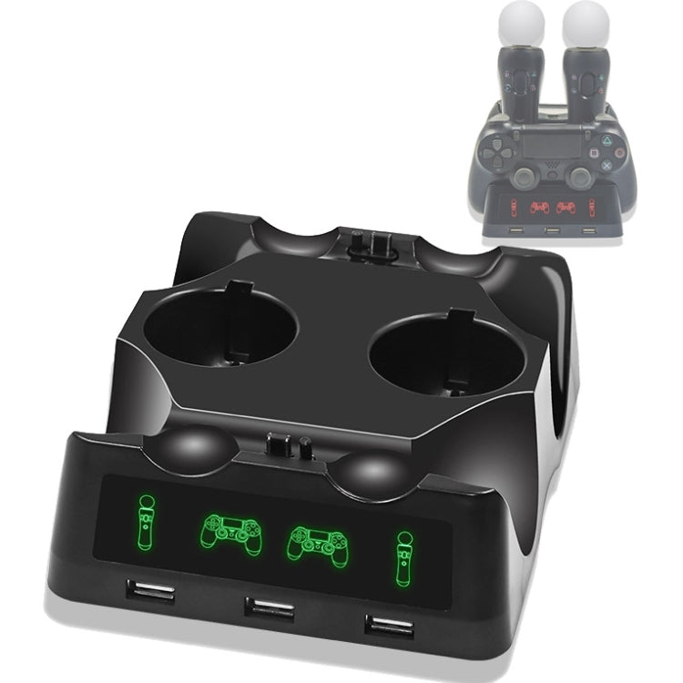 iPlay Gamepad Charger Multifunctional Charging Base For PS4 VR/PS VR/PS Move Eurekaonline