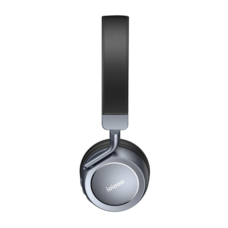 ipipoo EP-2 Foldable Head-mounted Wireless Bluetooth Headset Stereo HiFi Headphones, Support Handsfree, MFB Key(Grey) Eurekaonline