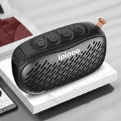 ipipoo YP-6 Outdoor Waterproof IPX45 Hand-held Wireless Bluetooth Speaker, Support Hands-free & FM & TF Card & AUX (Black) Eurekaonline