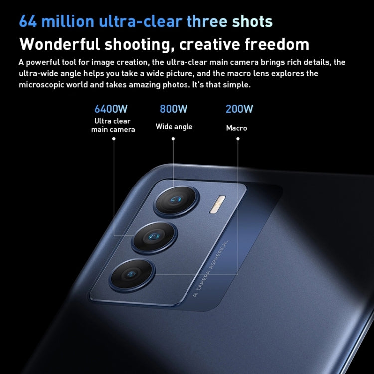 vivo T1 5G, 64MP Camera, 12GB+256GB, Triple Back Cameras, Face ID & Side Fingerprint Identification, 5000mAh Battery, 6.67 inch Android 11.0 OriginOS 1.0 Qualcomm Snapdragon 778G Octa Core up to 2.4GHz, OTG, Network: 5G(Black) Eurekaonline