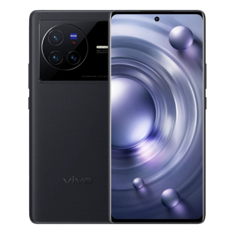 vivo X80 5G V2183A, 50MP Camera, 12GB+256GB, Triple Back Cameras, Screen Fingerprint Identification, 4500mAh Battery, 6.78 inch Android 12.0 OriginOS Ocean MediaTek Dimensity 9000 Octa Core up to 3.05GHz, NFC, OTG, Network: 5G(Black) Eurekaonline