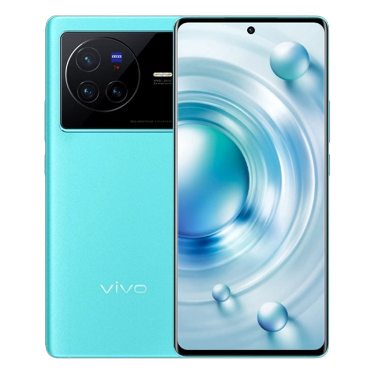 vivo X80 5G V2183A, 50MP Camera, 12GB+512GB, Triple Back Cameras, Screen Fingerprint Identification, 4500mAh Battery, 6.78 inch Android 12.0 OriginOS Ocean MediaTek Dimensity 9000 Octa Core up to 3.05GHz, NFC, OTG, Network: 5G(Blue) Eurekaonline