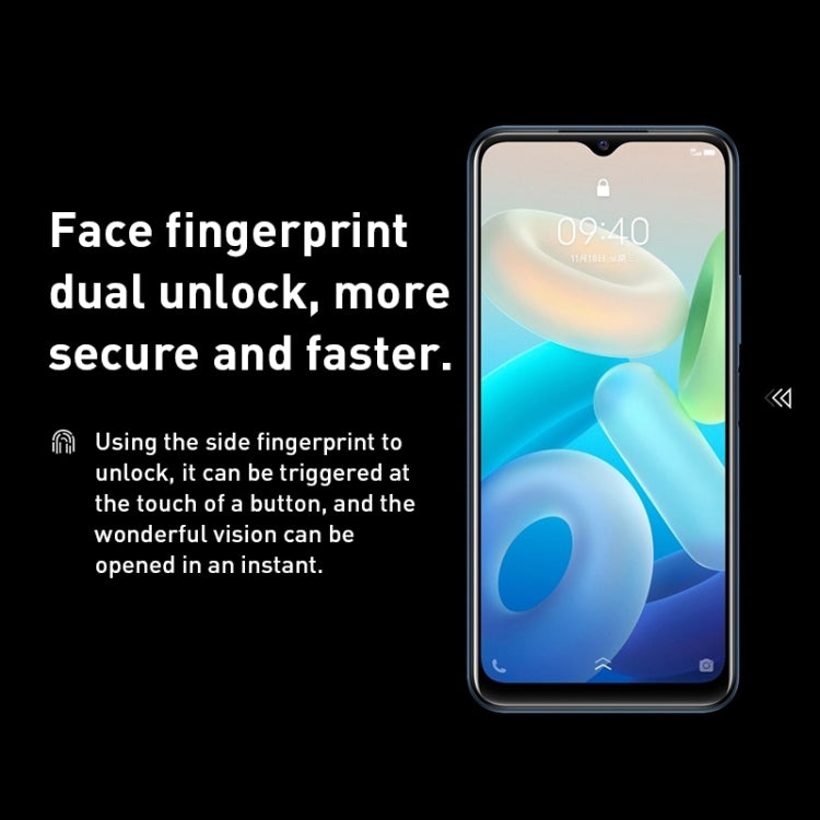 vivo Y32 4G, 4GB+128GB, Dual Back Cameras, Side Fingerprint Identification, 5000mAh Battery, 6.51 inch Android 11.0 OriginOS 1.0 Snapdragon 680 Octa Core up to 2.4GHz, OTG, Network: 4G(Blue) Eurekaonline