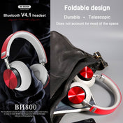WK BH800 Bluetooth 4.1 Foldable Wireless Bluetooth Headset, Support Call (Tarnish) - Eurekaonline